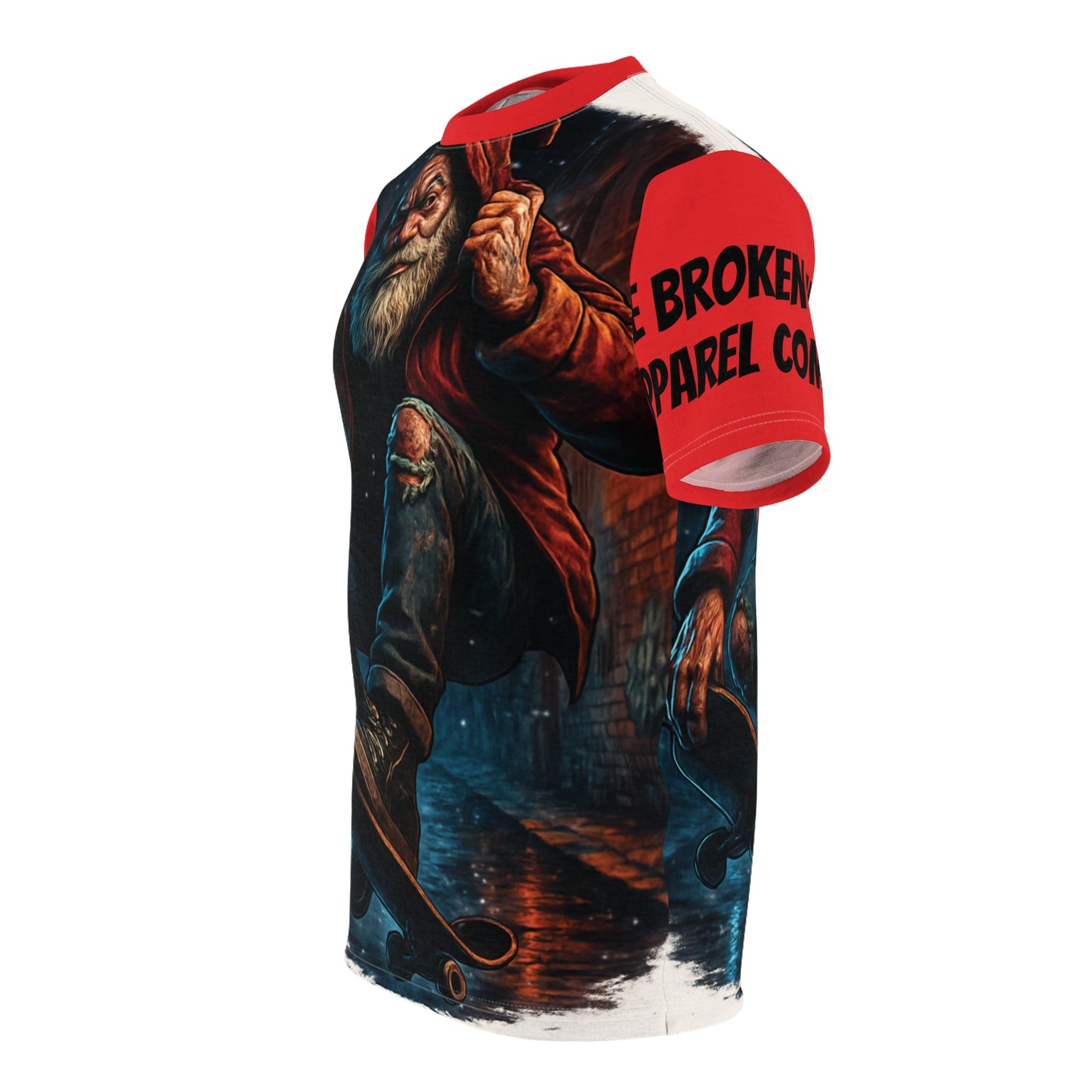 Skateboard Santa Tee — Christmas Collection