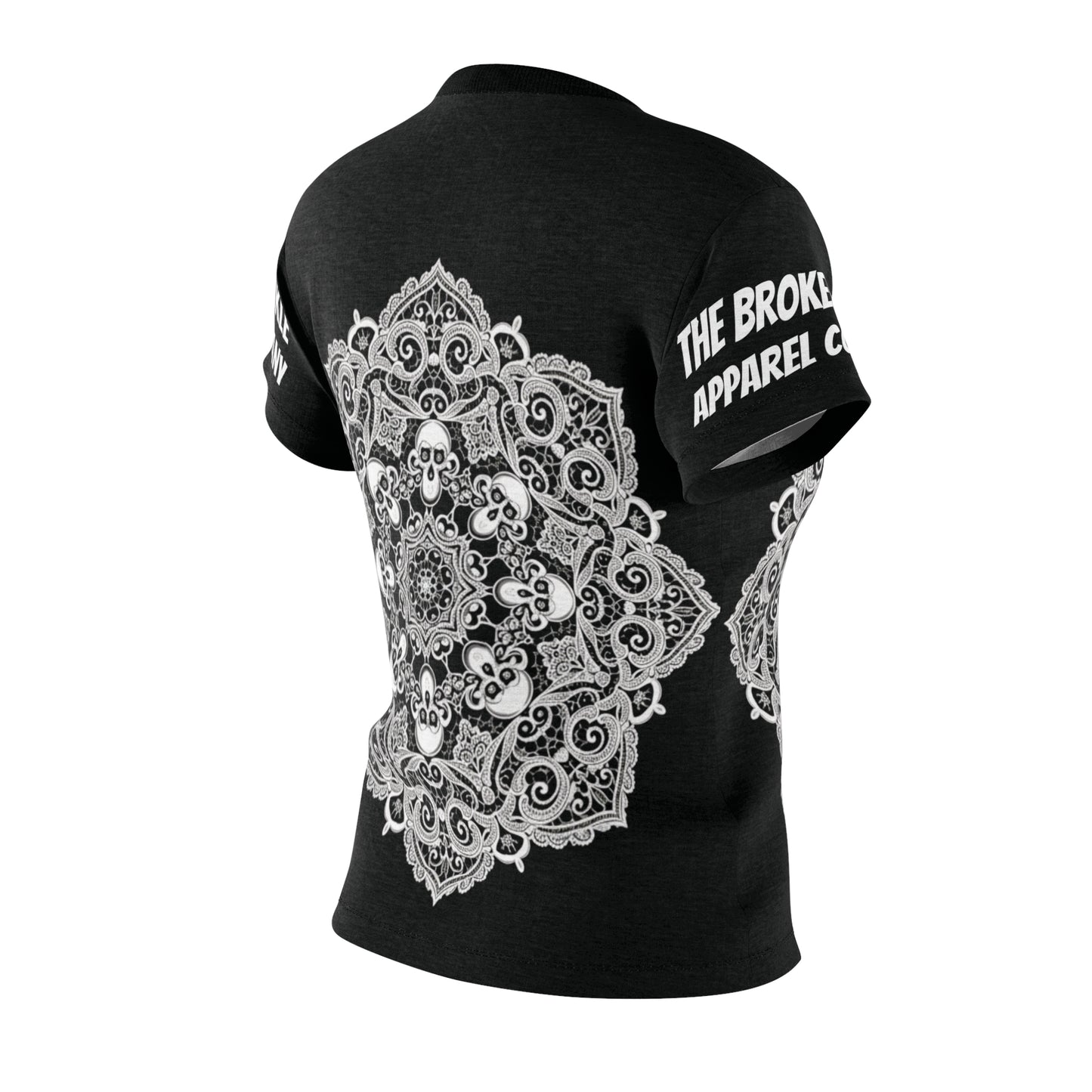 White Skull Lace Tee