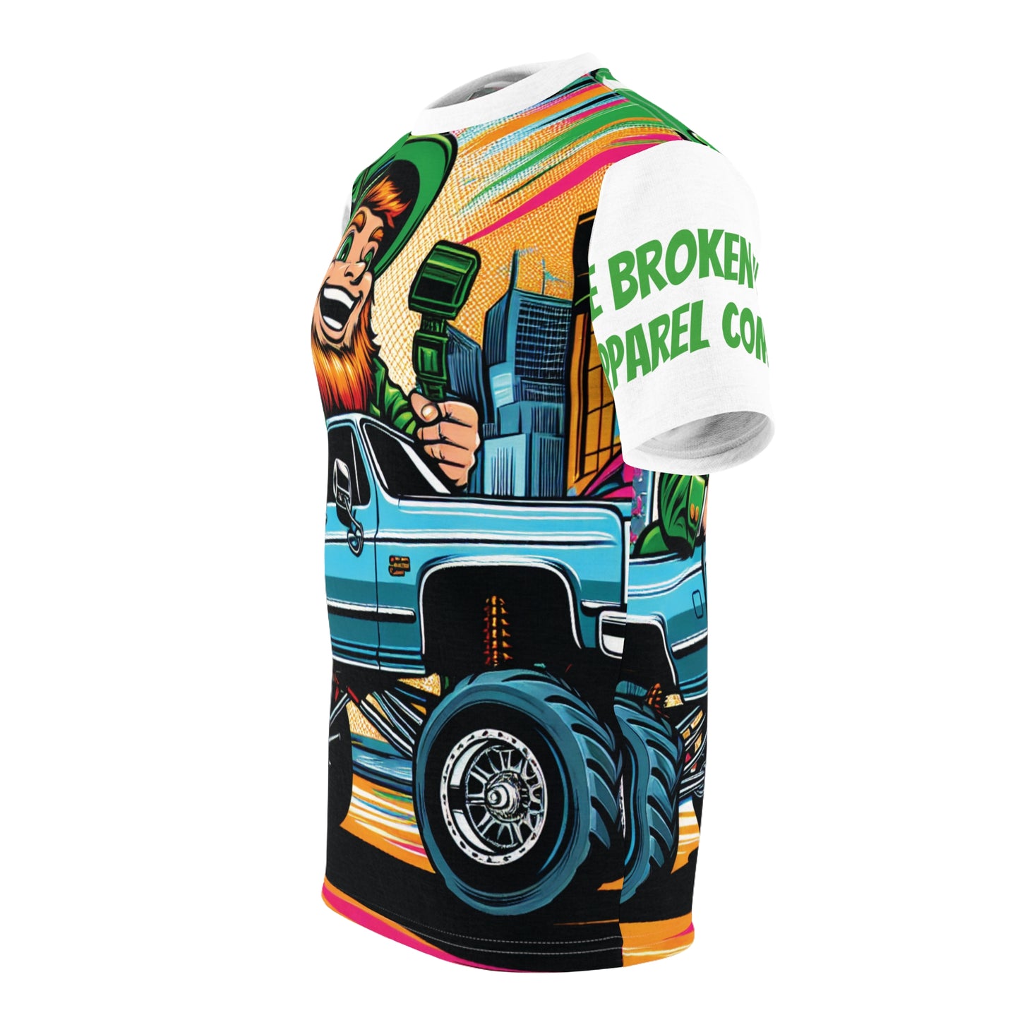 Leprechaun in Lifted Truck