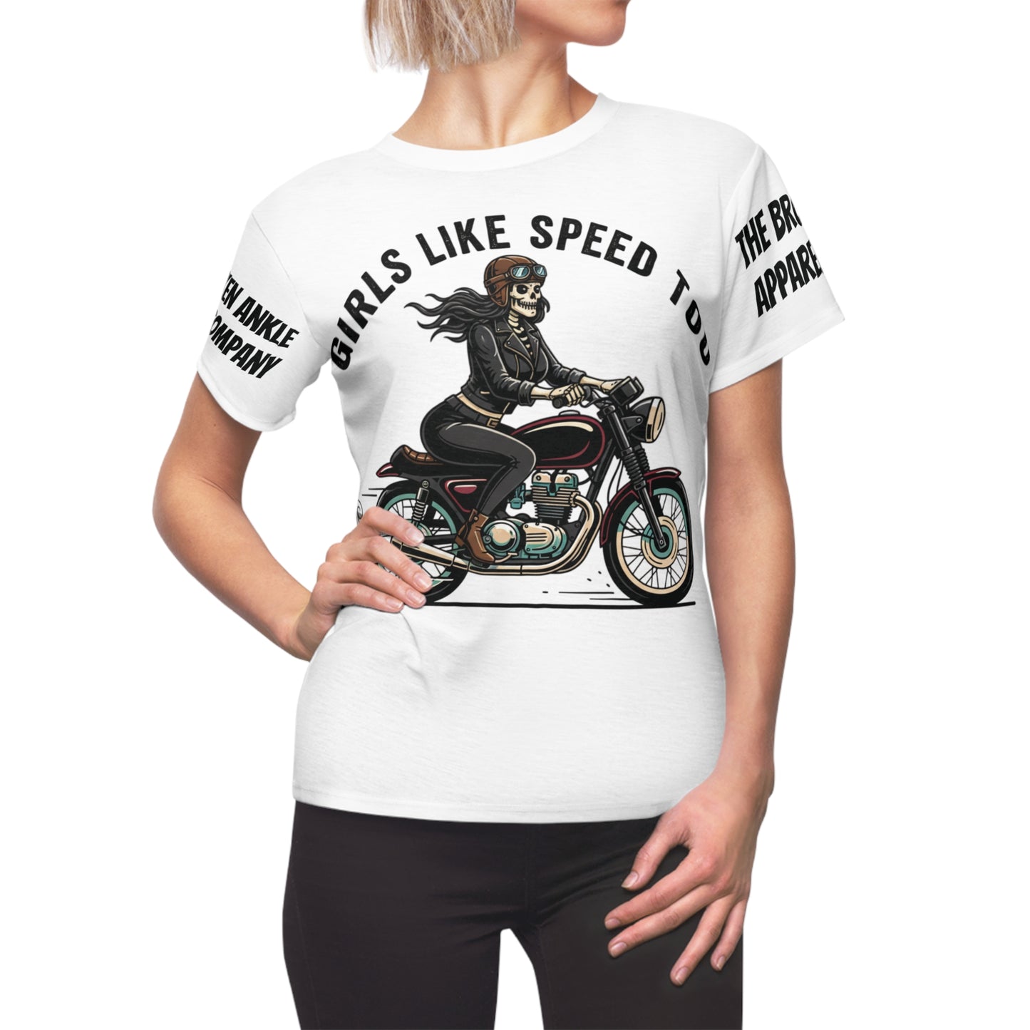 Girls Like Speed Too Motorcycle Tee