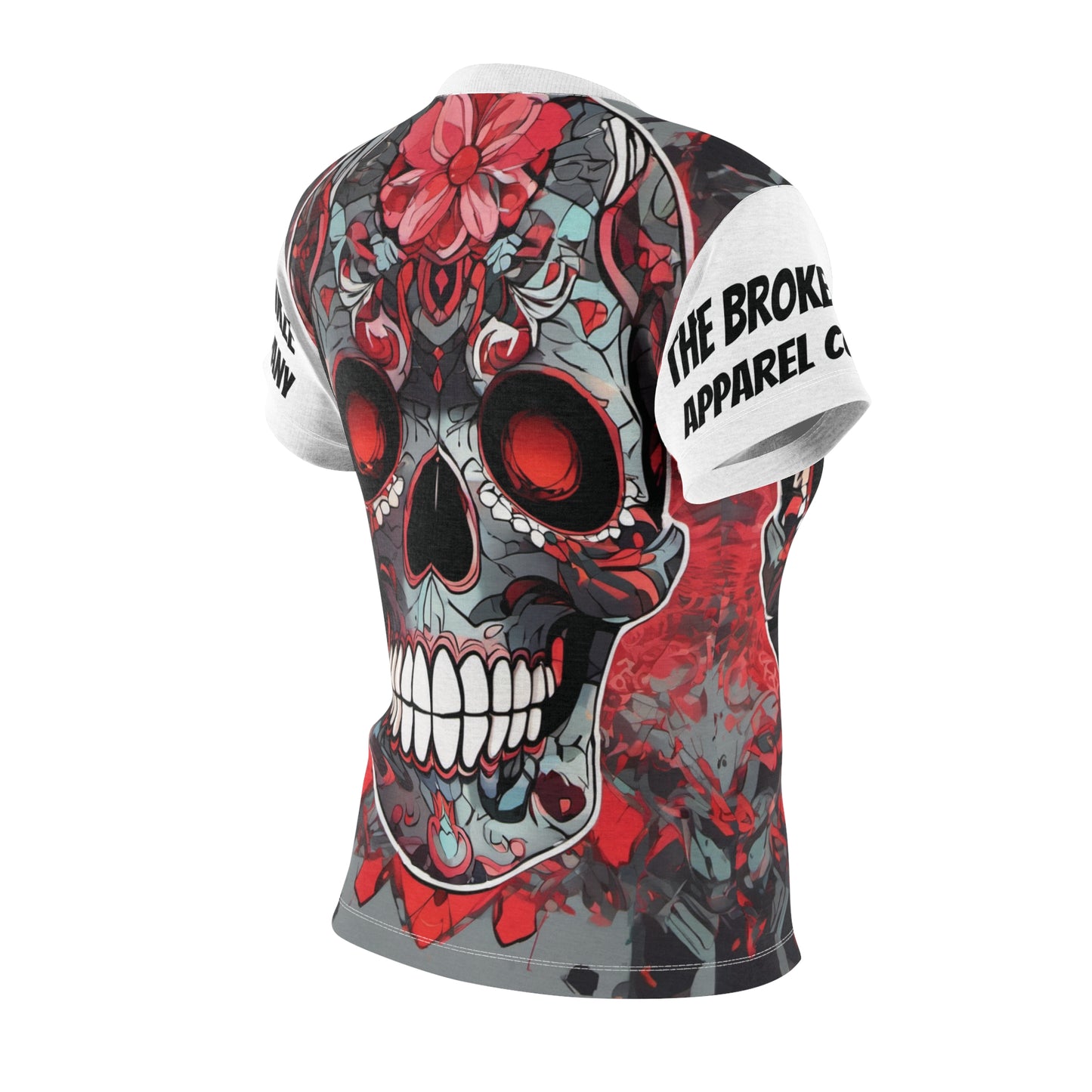 Candy Skull Women's Cut & Sew Tee