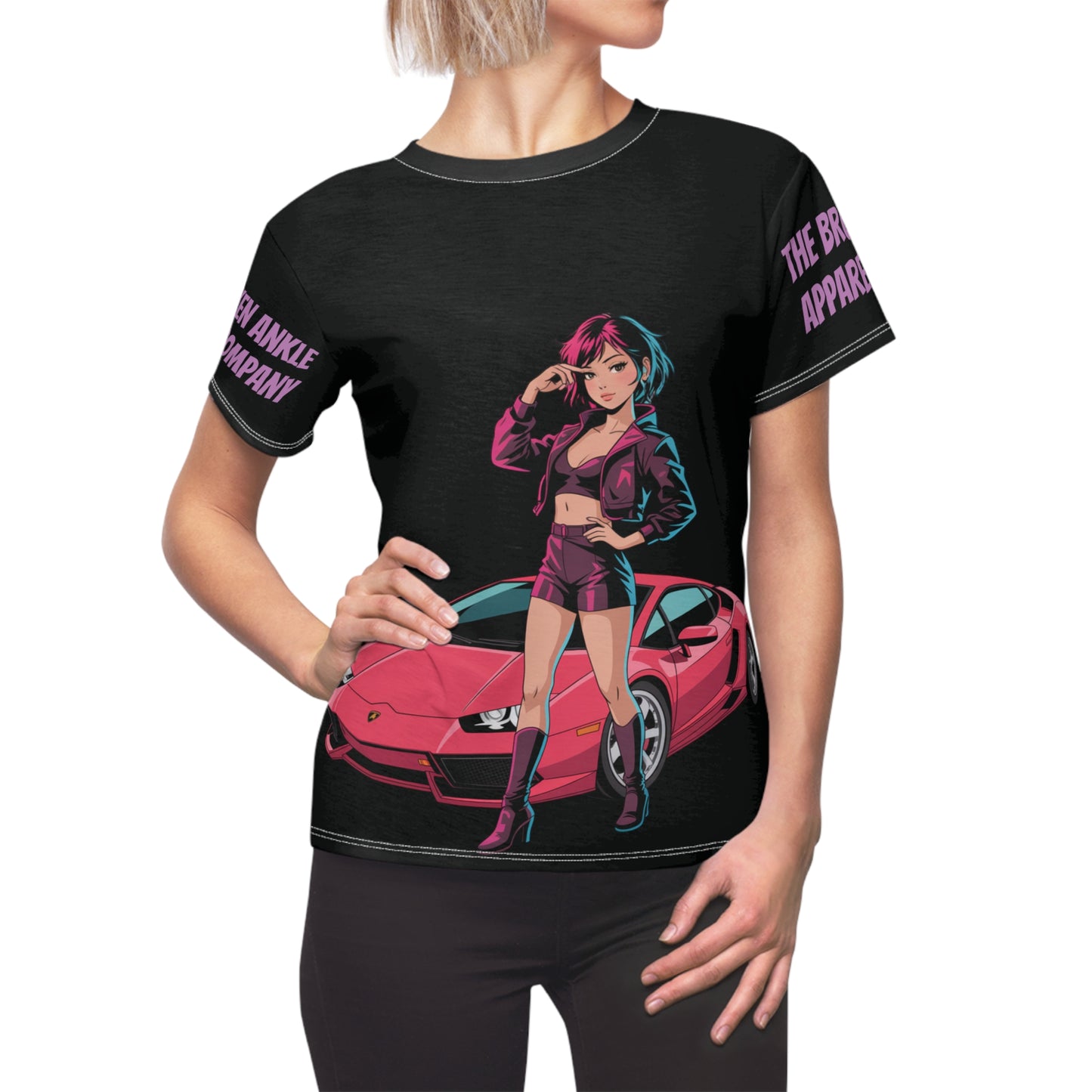 Girl Sports Car Tee