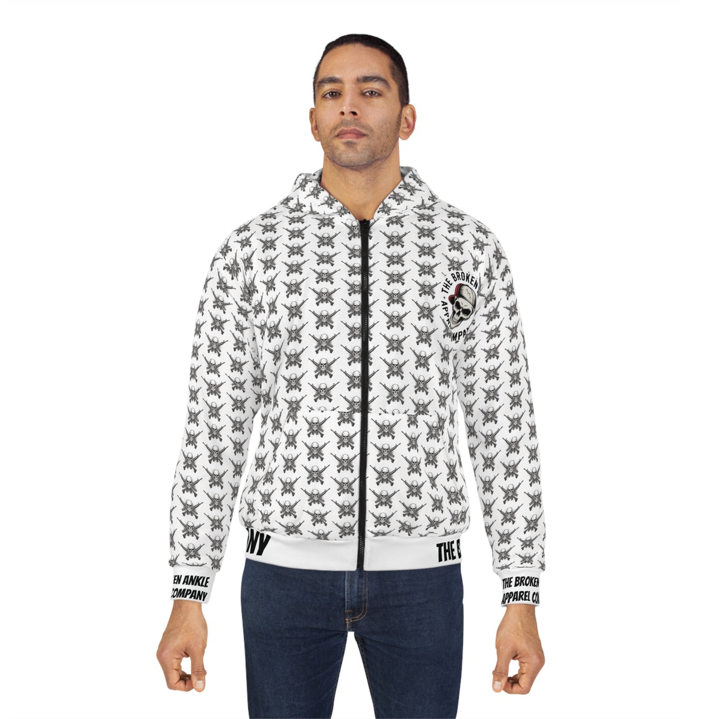 Crossed AR Skull Hoodie (Revised)