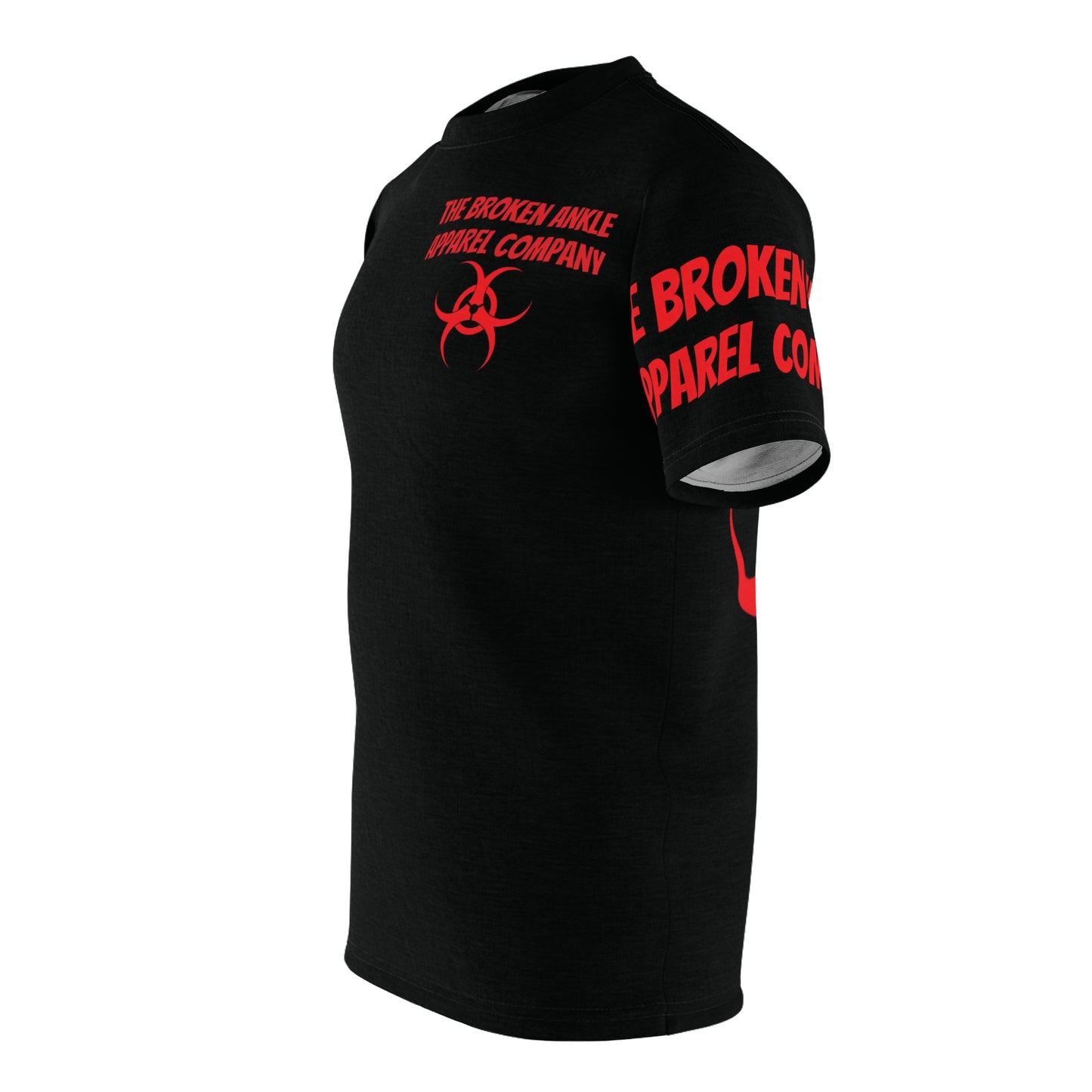 The Broken Ankle Apparel Company Red Logo Shirt
