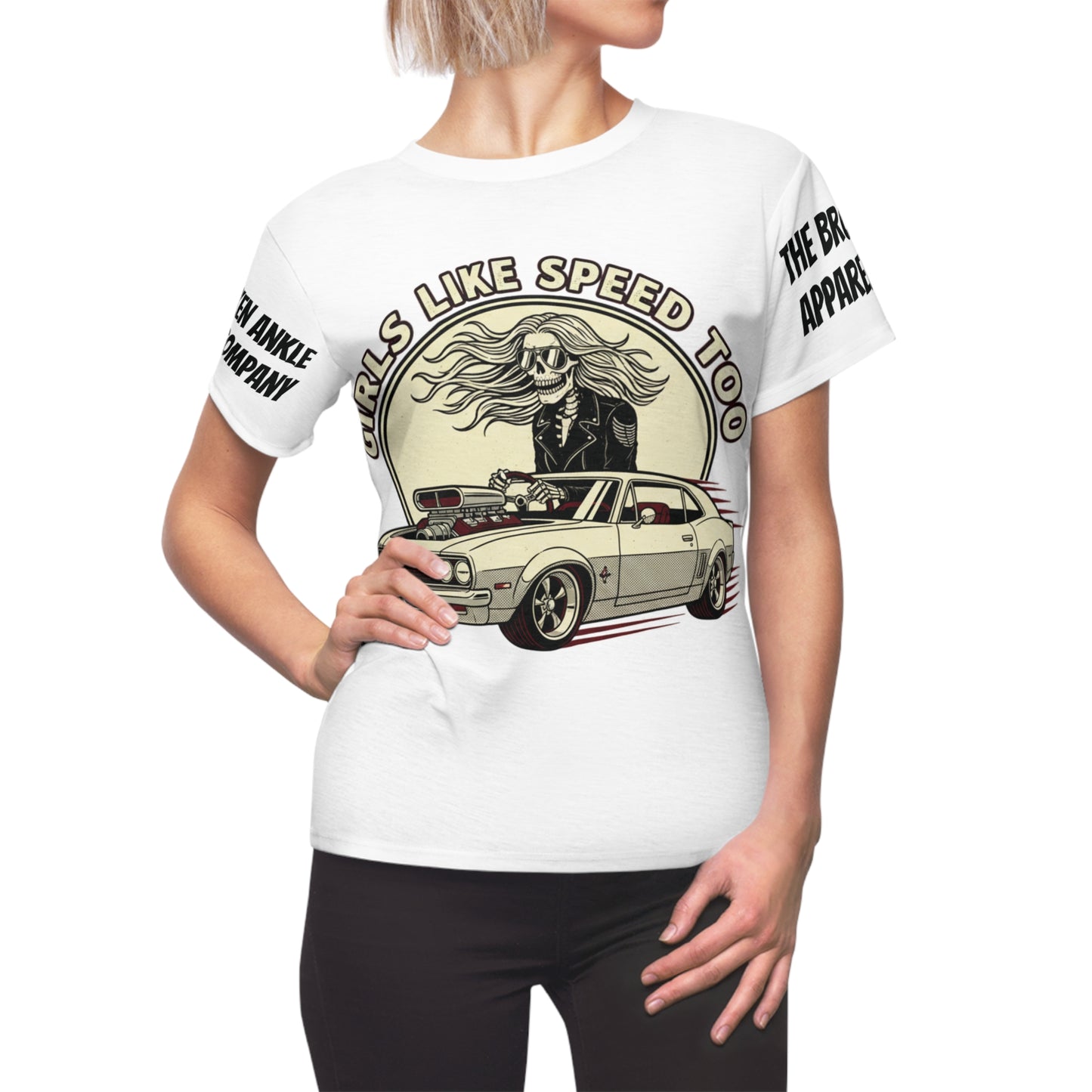 Girls Like Speed Too Muscle Car Tee