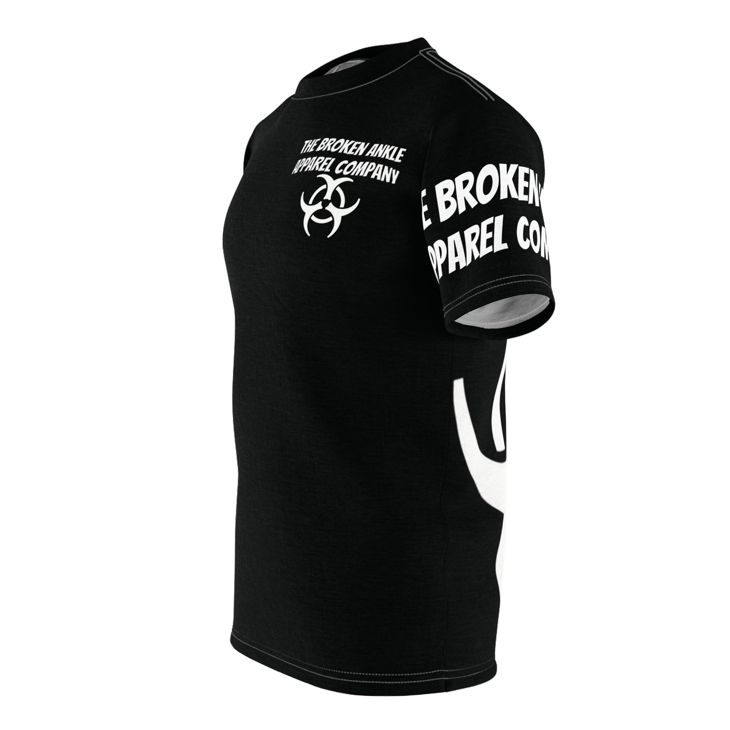 The Broken Ankle Apparel Company White Logo Shirt