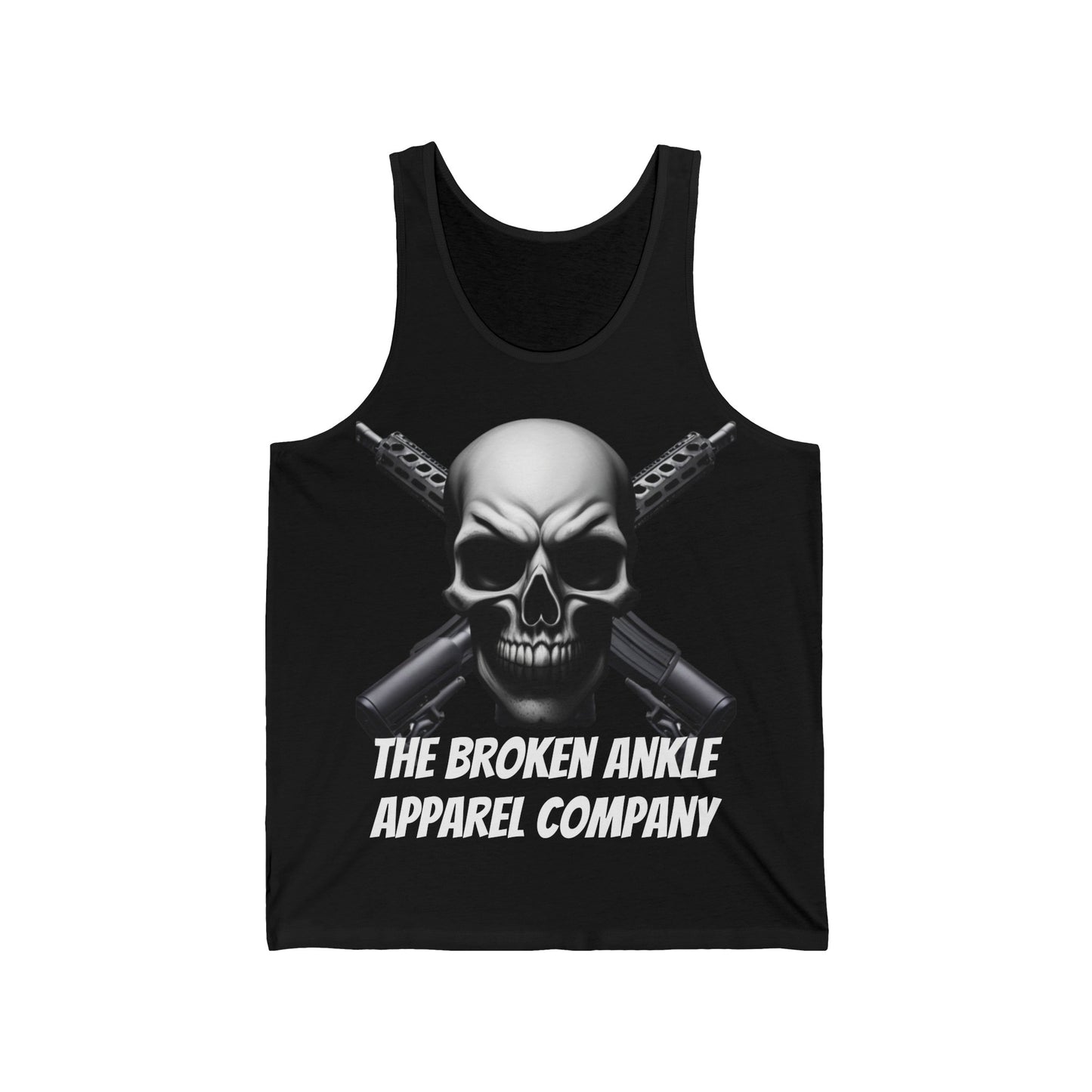 Crossed ARs Black Tank Top Mens