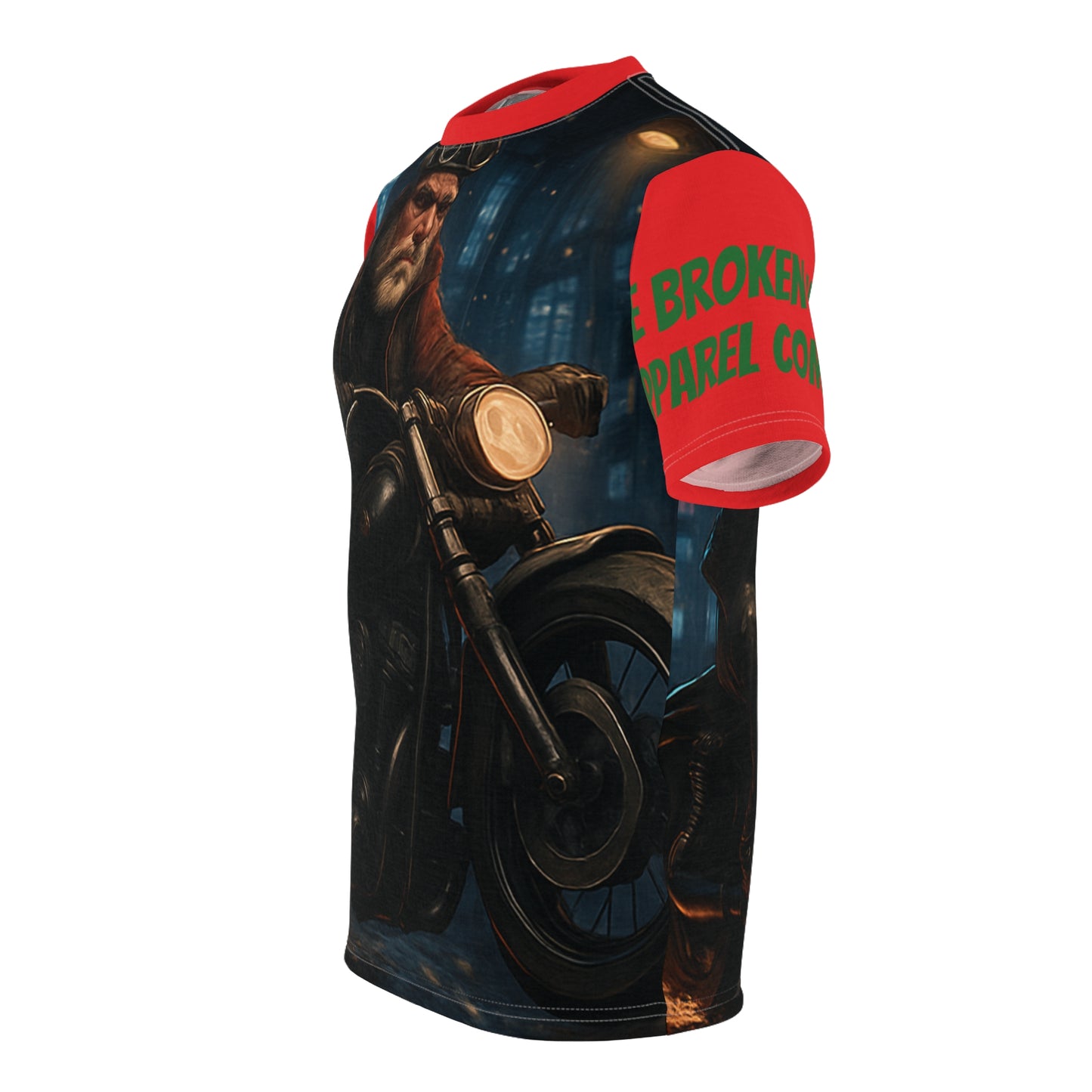 Biker Santa Motorcycle Tee — Christmas Collection