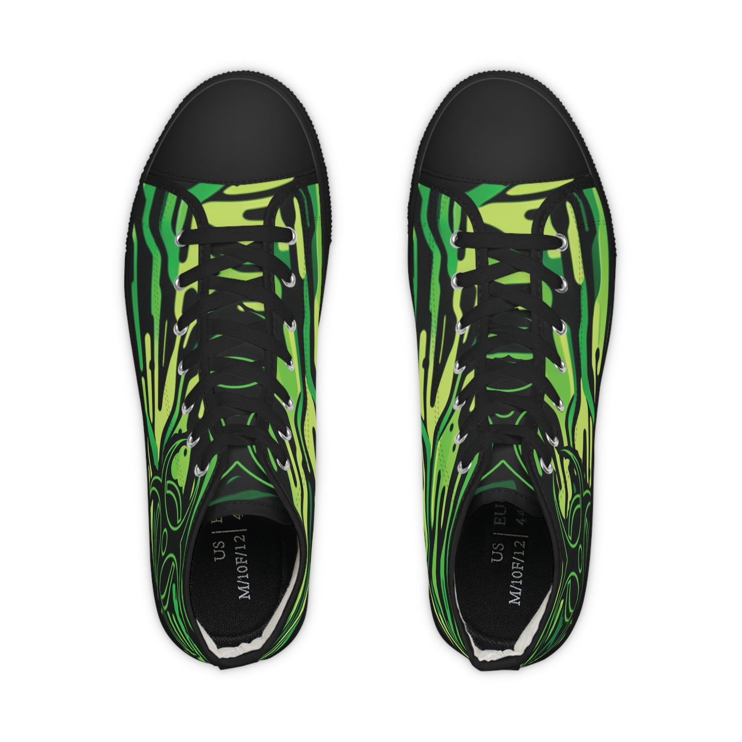 Anti-Bio-Hazard Green Men's High Top Sneakers