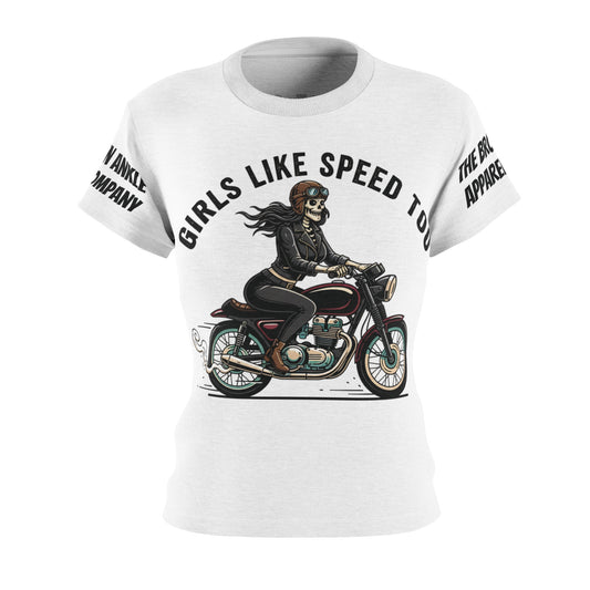Girls Like Speed Too Motorcycle Tee