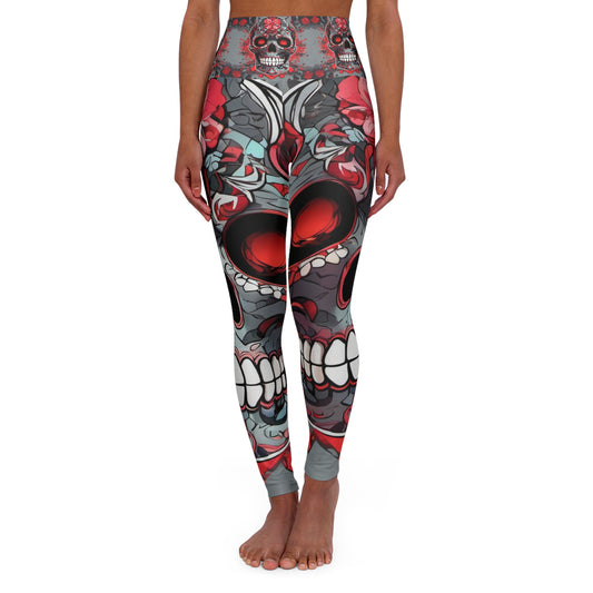 High Waisted Candy Skull Leggings