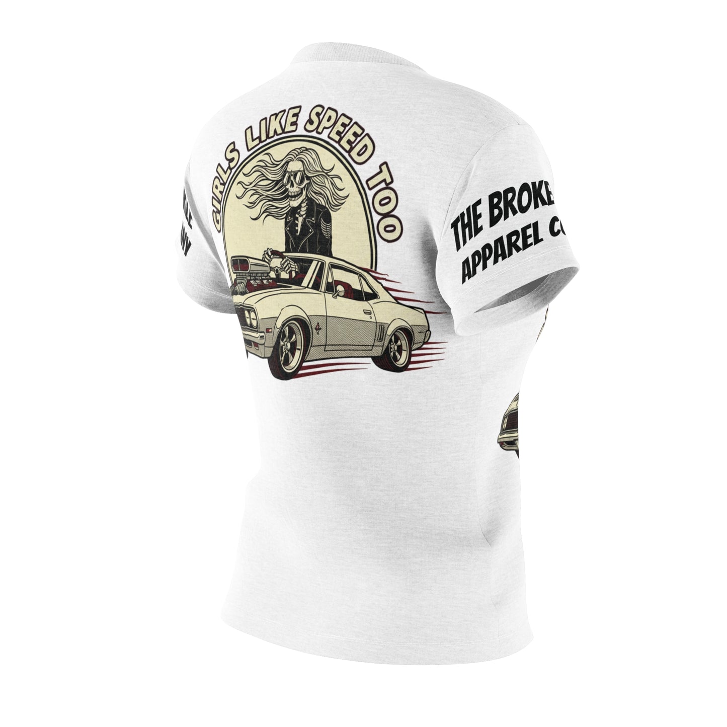 Girls Like Speed Too Muscle Car Tee