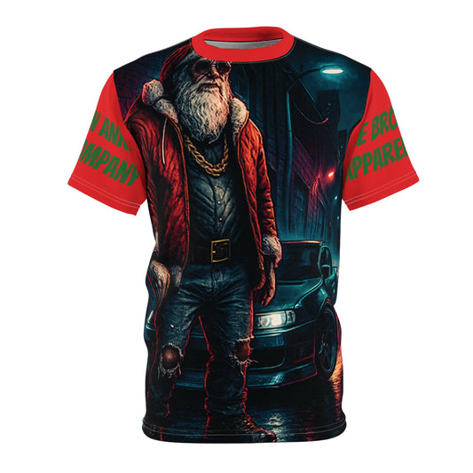 Santa Drift Car Tee — Christmas Collection