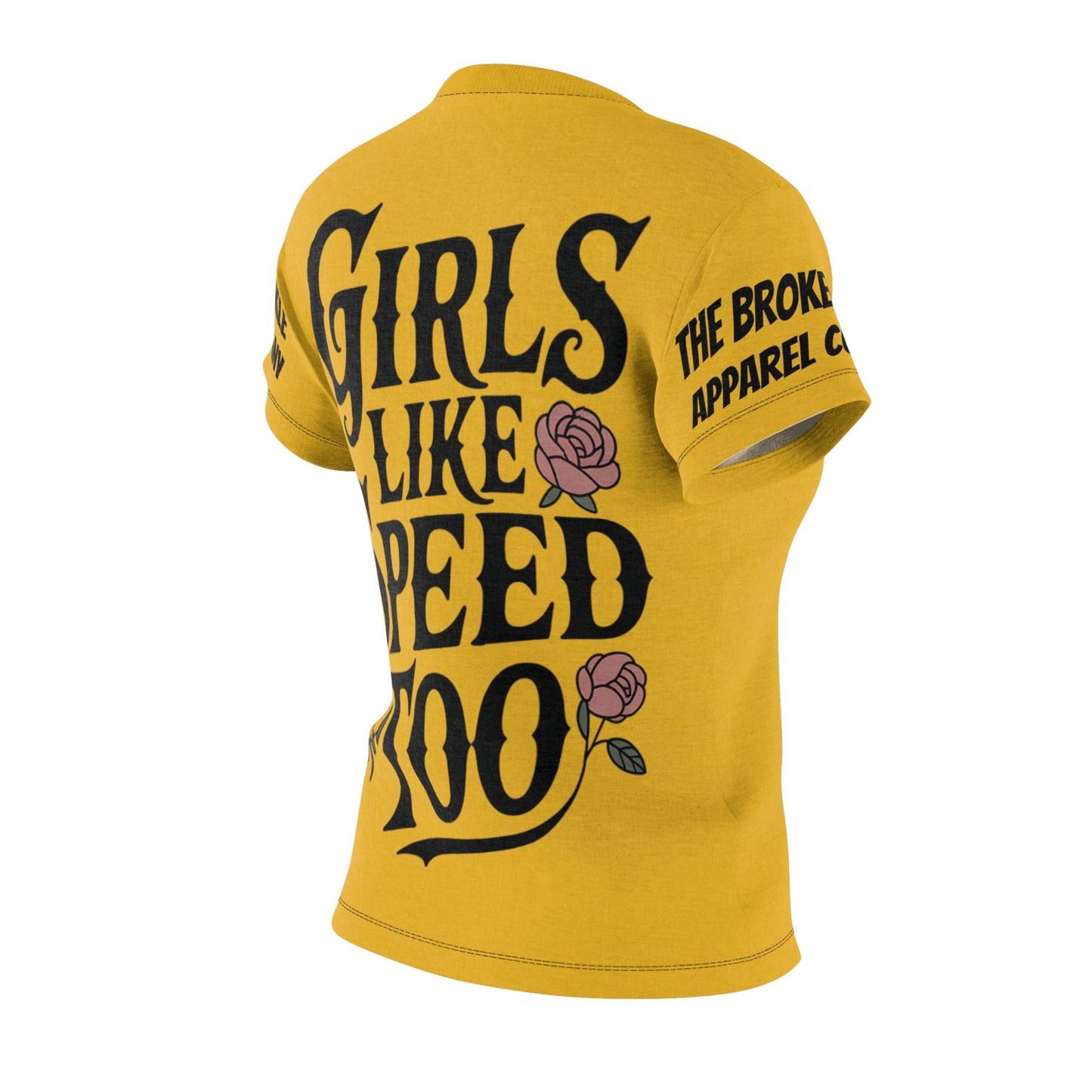 Girls Like Speed Too Yellow