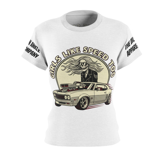 Girls Like Speed Too Muscle Car Tee