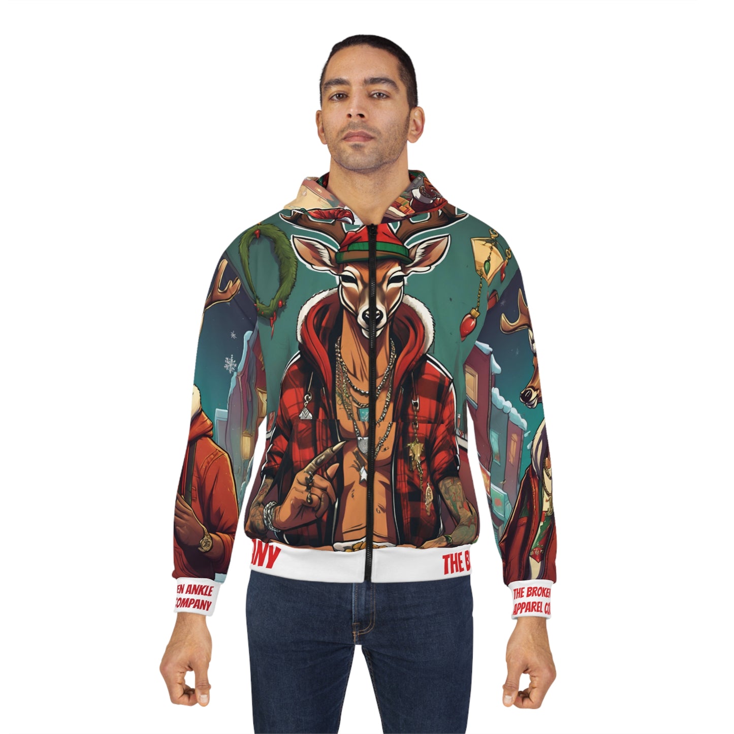 RainDeer Gang Zip Up Hoodie