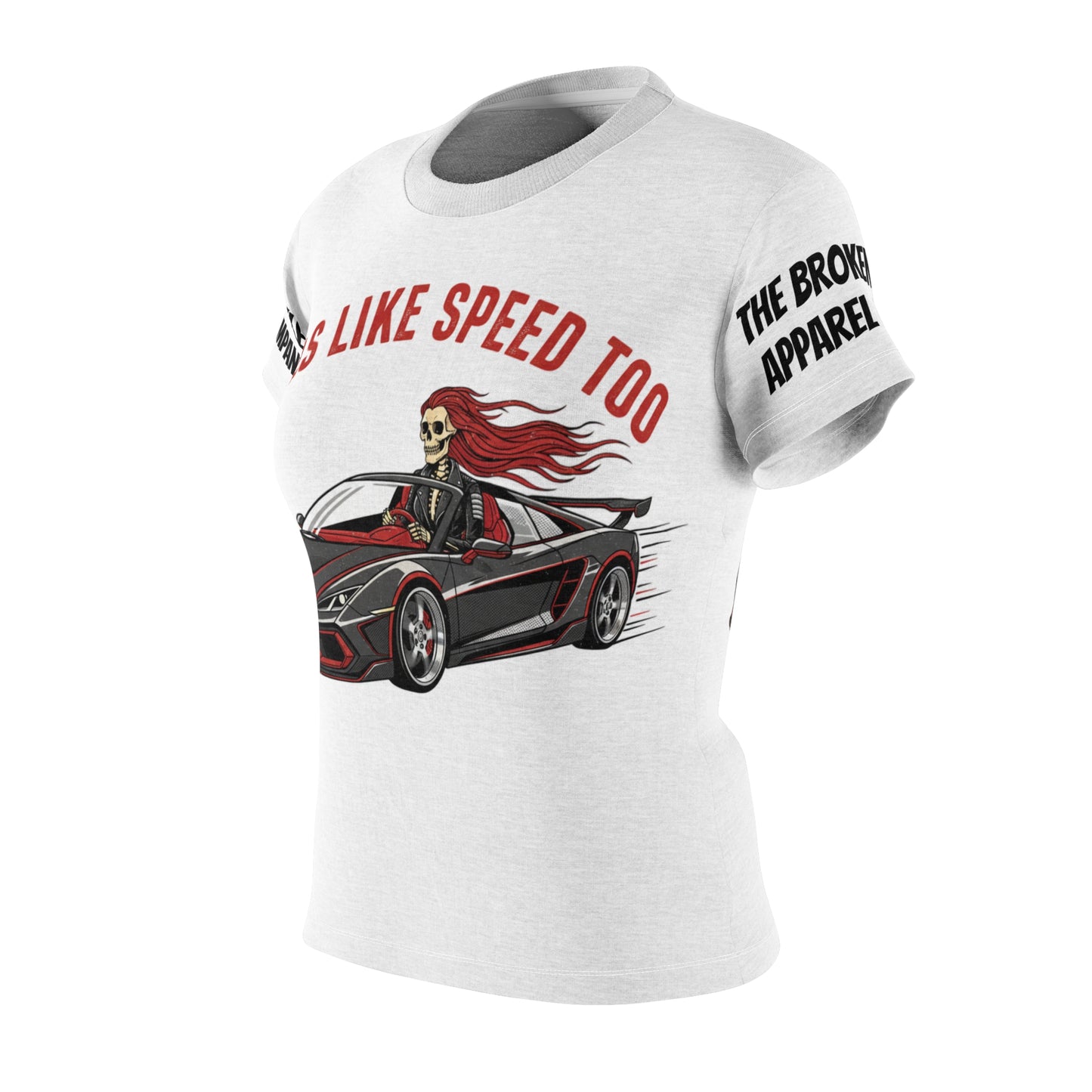 Girls Like Speed Too Sports Car Tee
