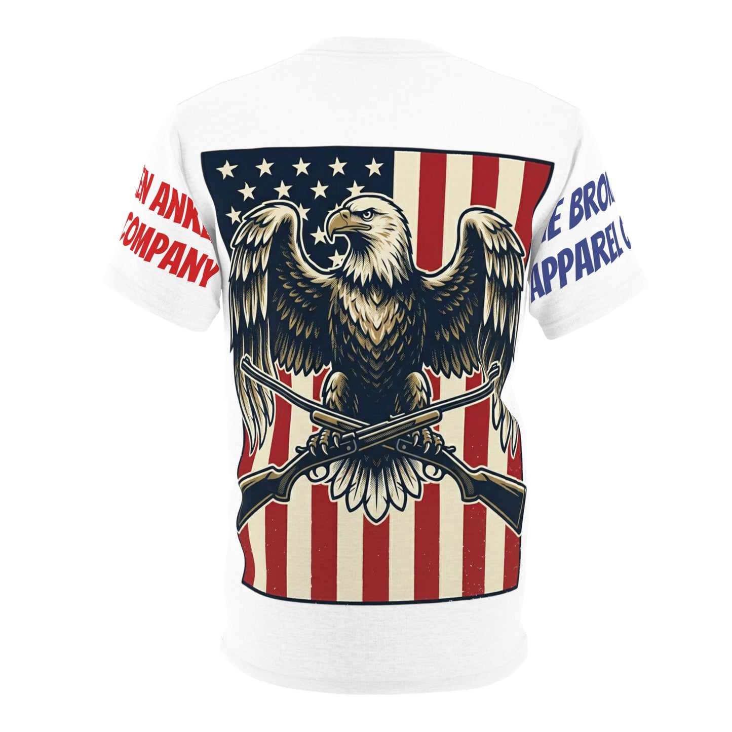Eagle With Guns and Flag