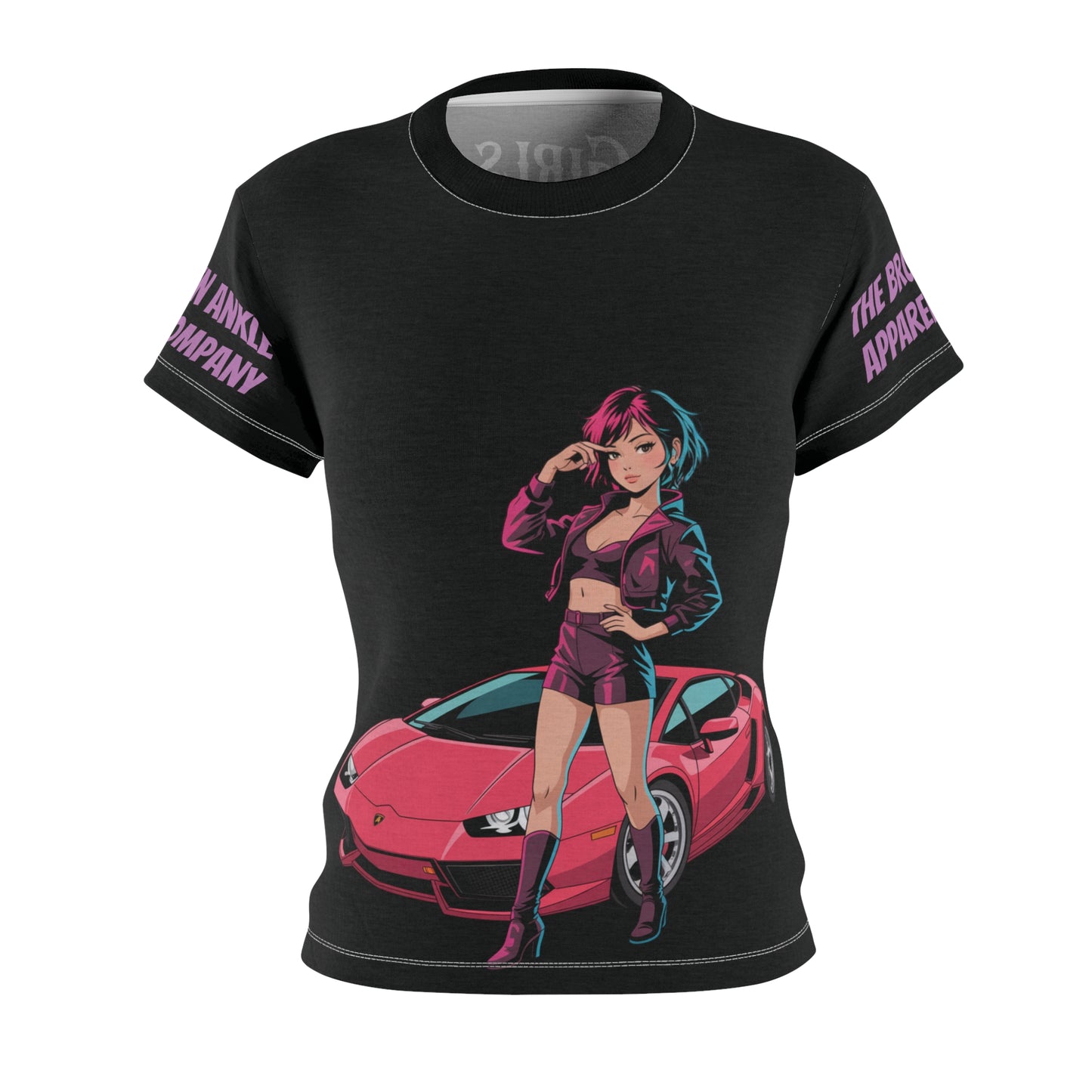 Girl Sports Car Tee