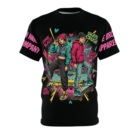 Skateboarding Couple