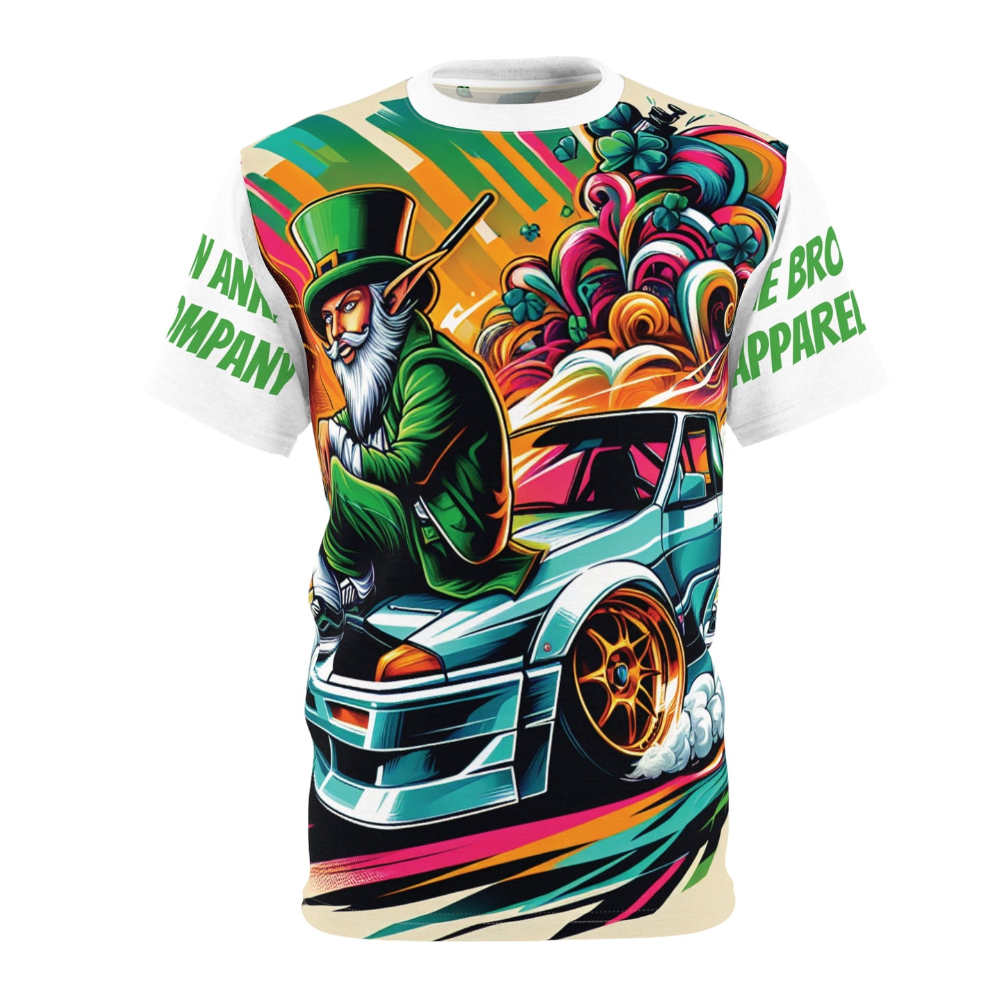 Leprechaun on Drift Car