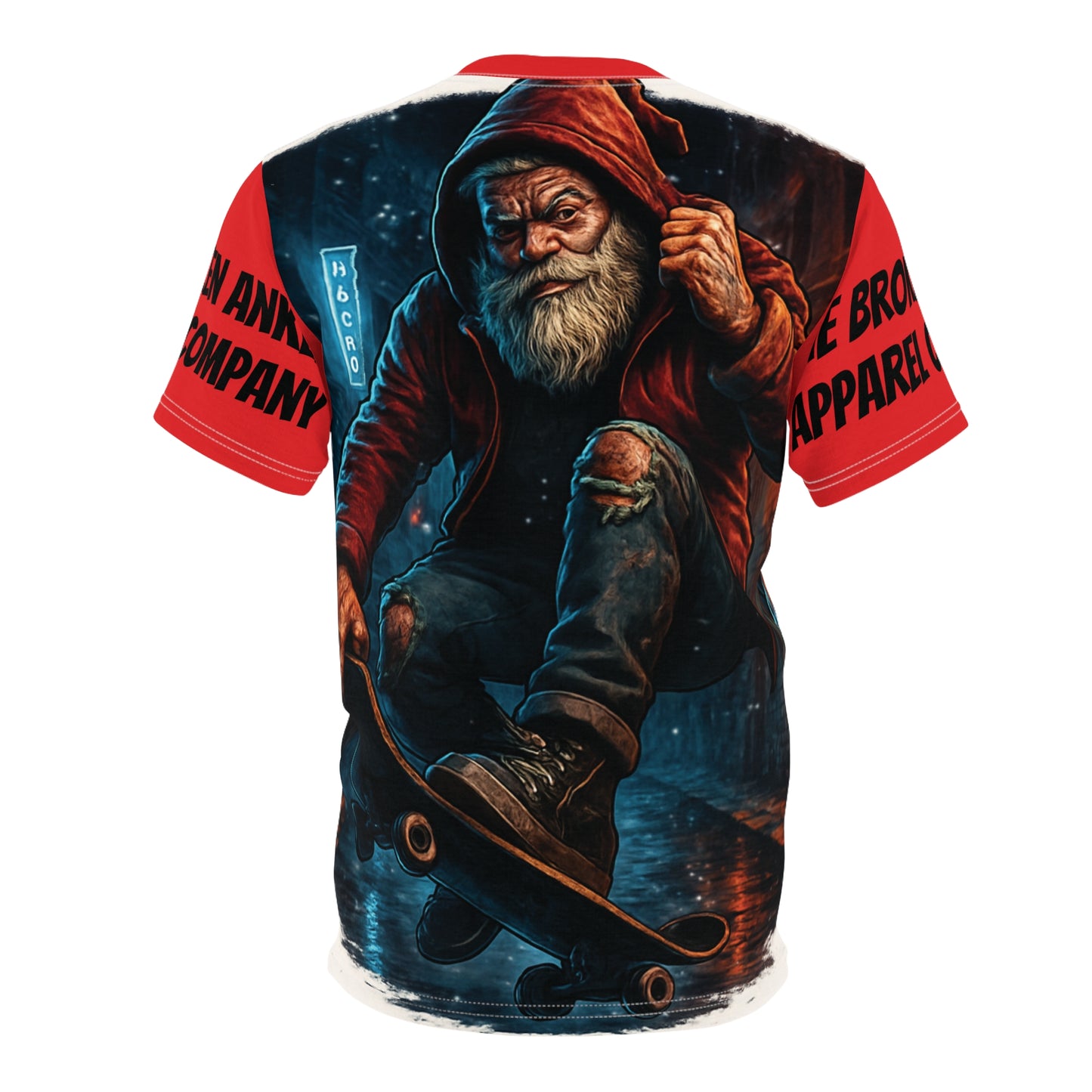 Skateboard Santa Tee — Christmas Collection