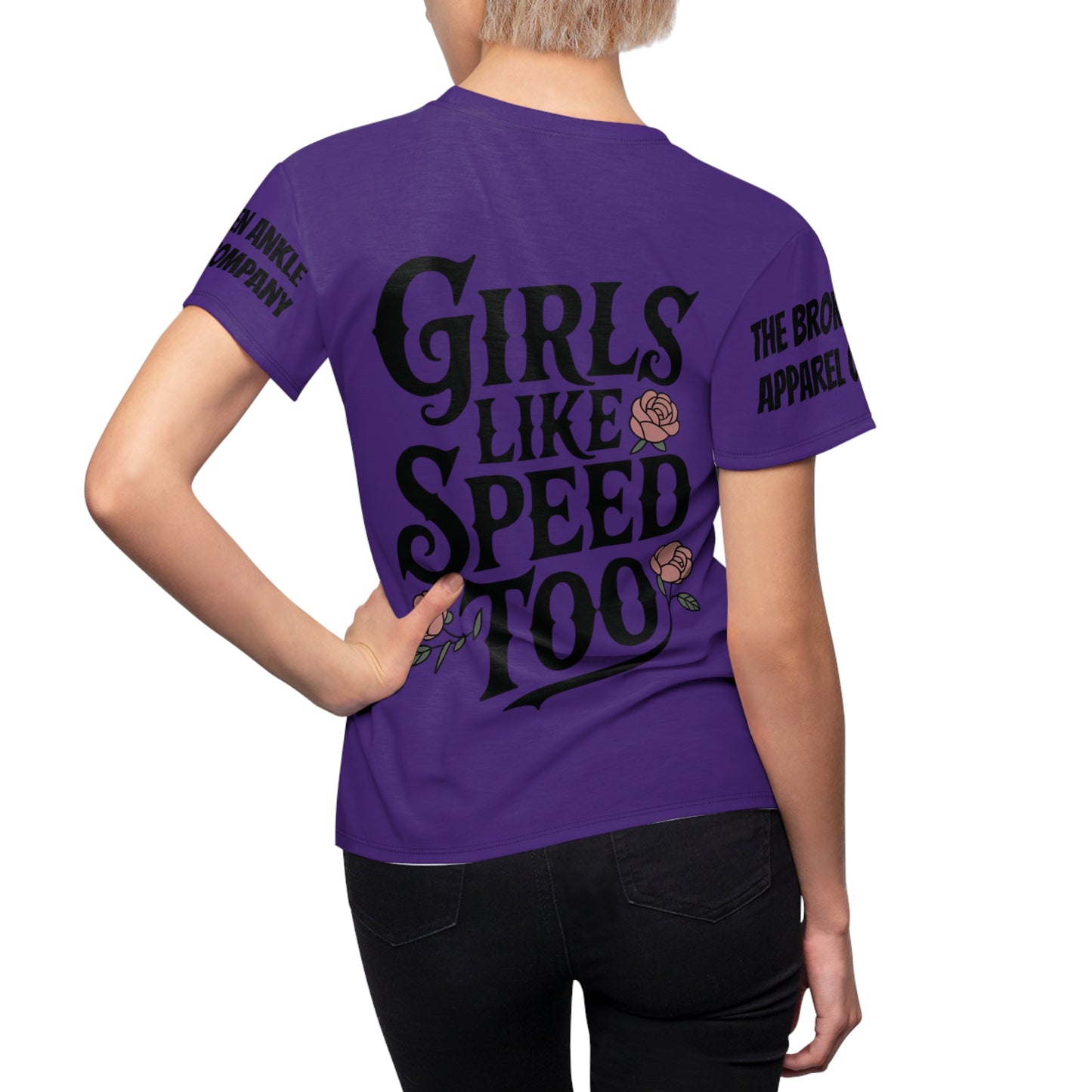 Girls Like Speed Too Purple
