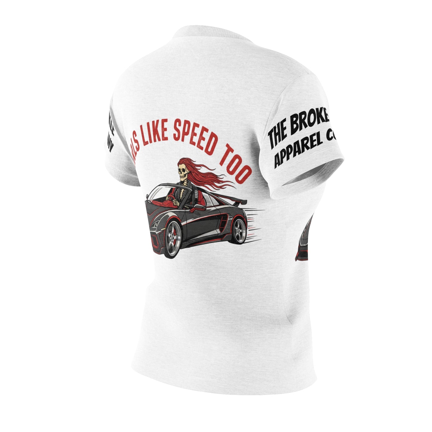 Girls Like Speed Too Sports Car Tee
