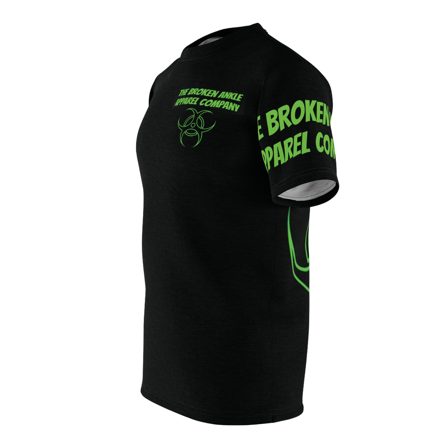 The Broken Ankle Apparel Company Logo Green Shirt