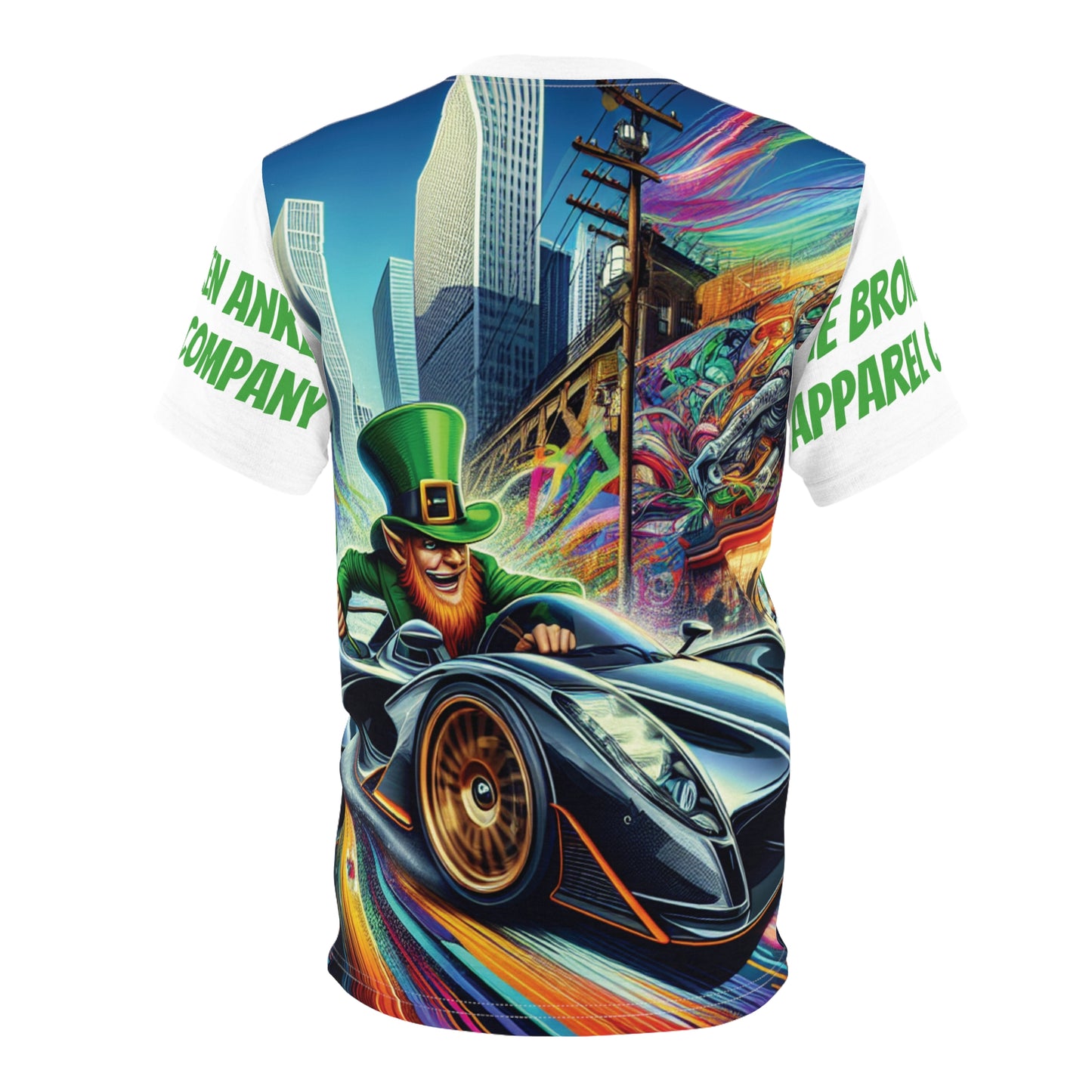 Leprechaun in a Modern Race Car