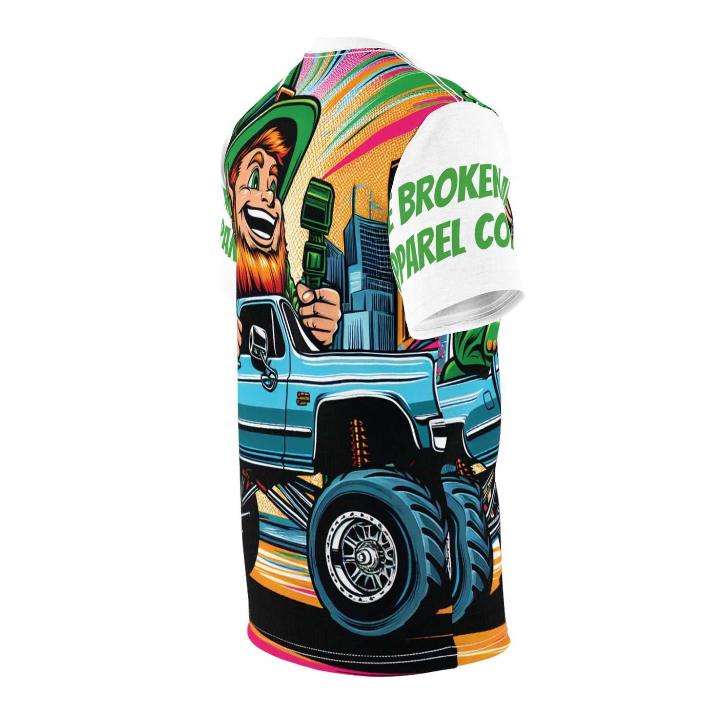 Leprechaun in Lifted Truck