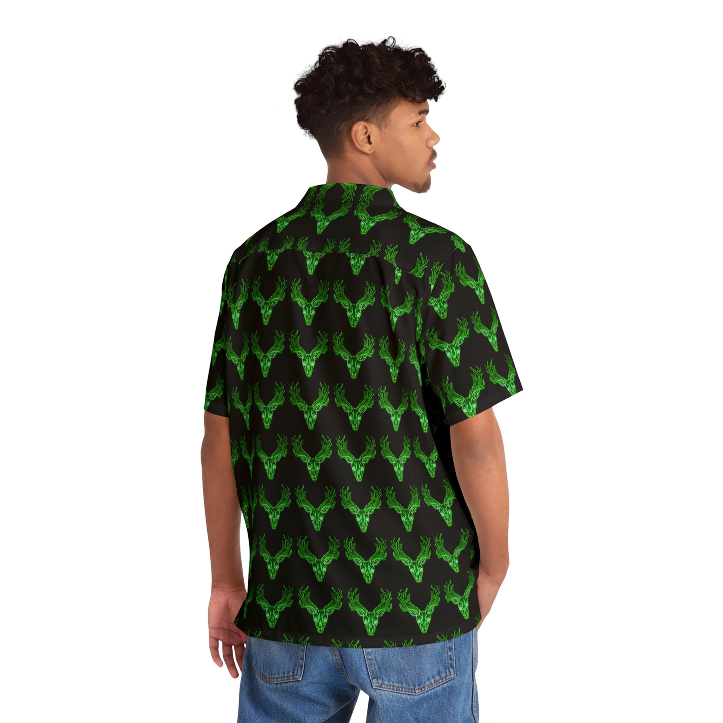 Neon Deer Button up Shirt