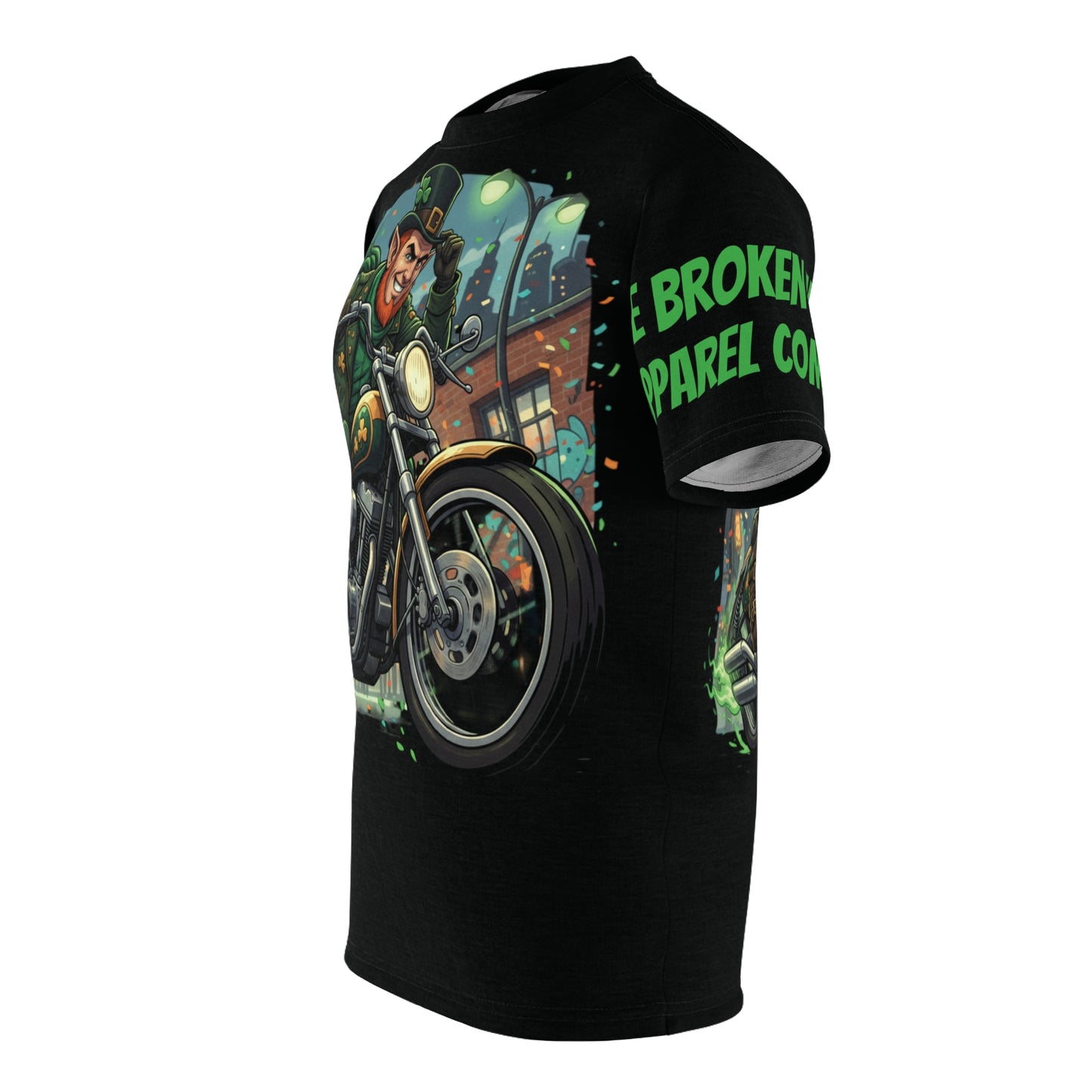 Motorcycle Riding Leprechaun