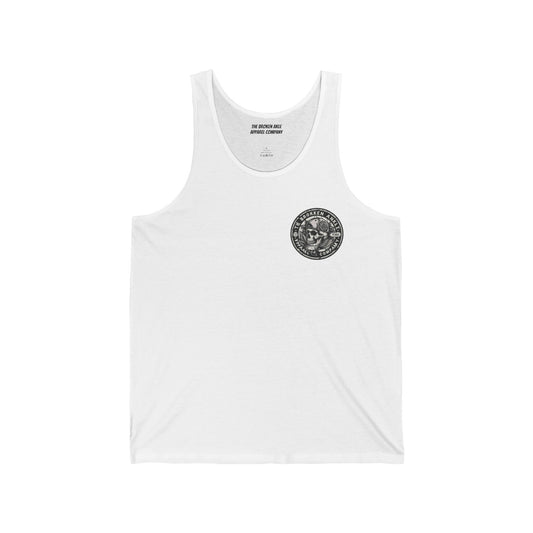 Logo White Jersey Tank