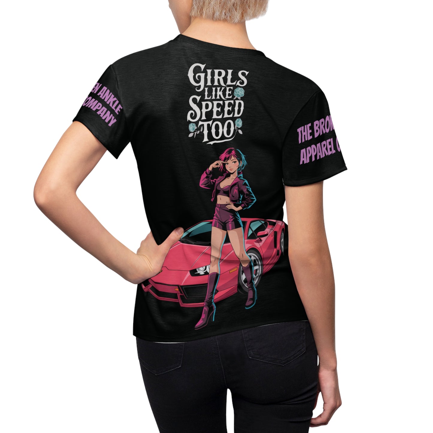 Girl Sports Car Tee