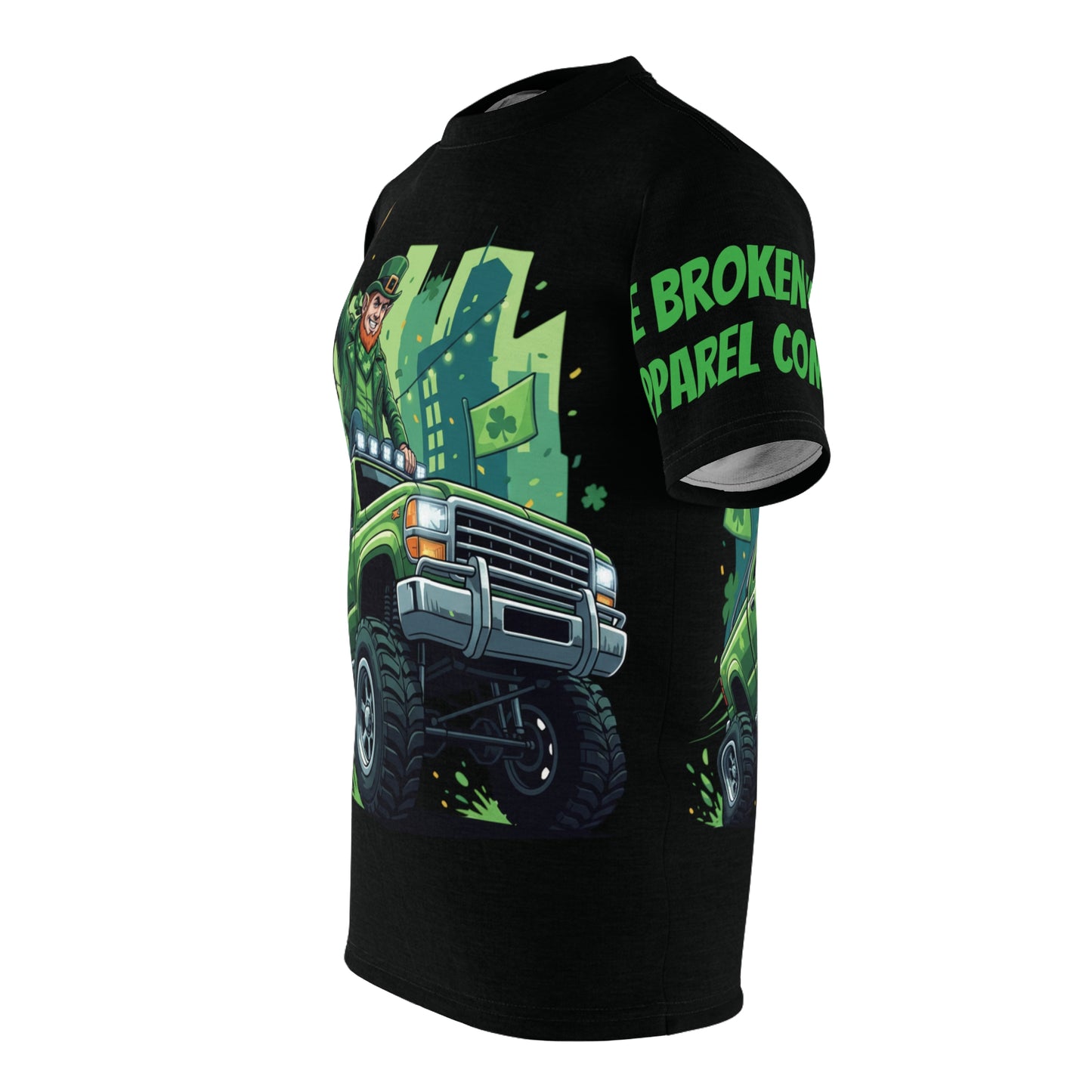 Lifted Truck Driving Leprechaun