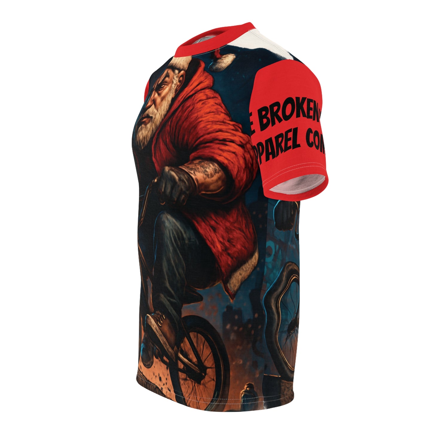 Santa BMX Tee — Christmas Collection