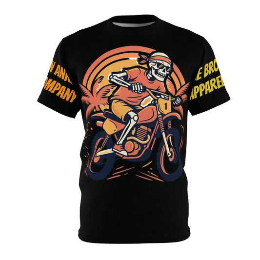 Motorcycle In The Summer