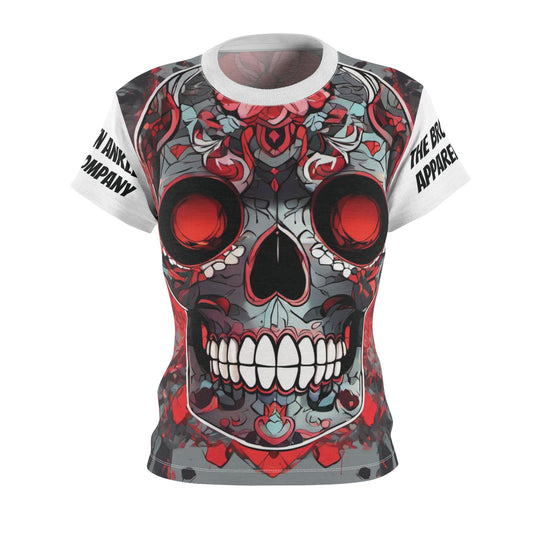 Candy Skull Women's Cut & Sew Tee