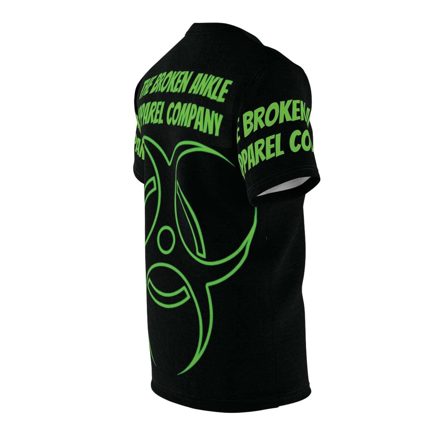 The Broken Ankle Apparel Company Logo Green Shirt