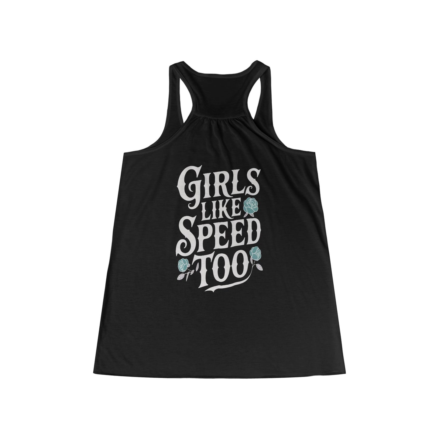 2026 Girls Like Speed Too Logo Tank Top