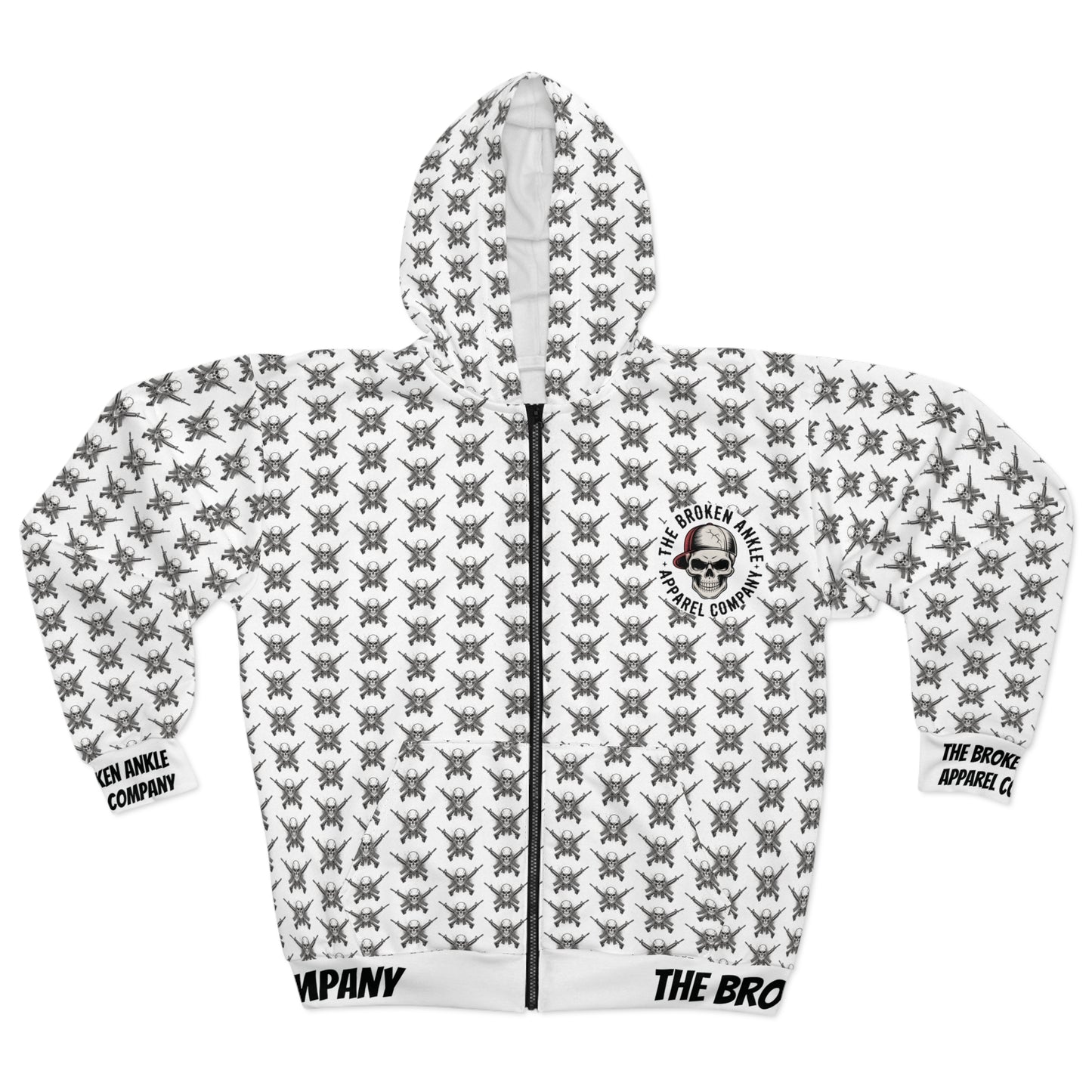 Crossed AR Skull Hoodie (Revised)