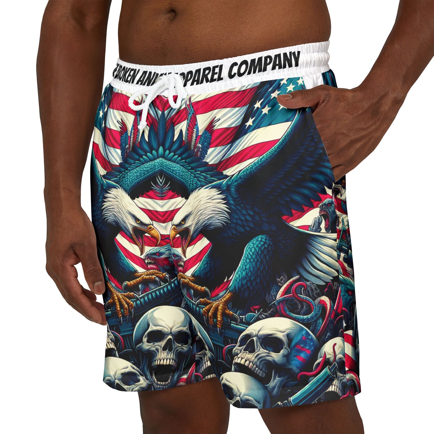 Patriotic Eagle Swim Shorts