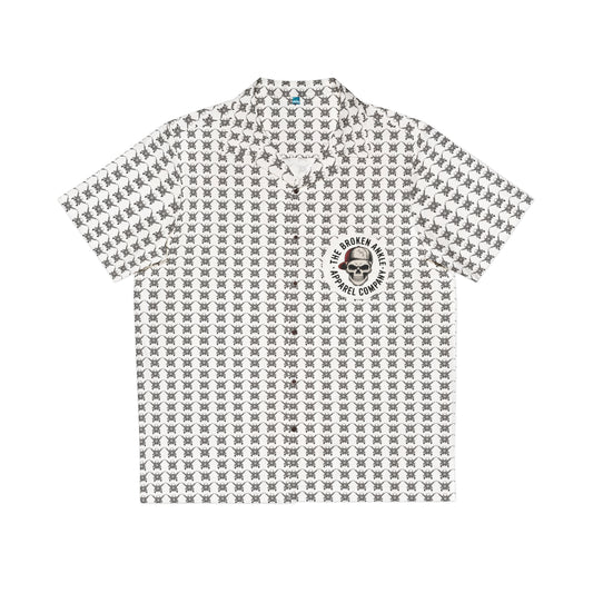 Crossed ARs Button Up Shirt (White)