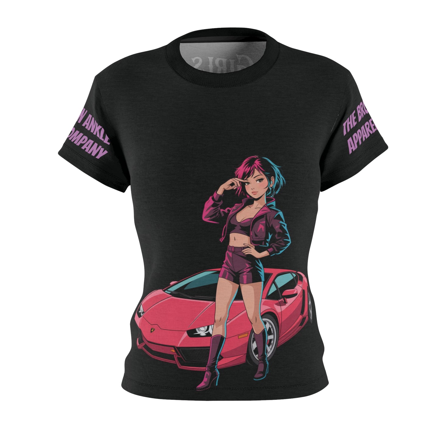 Girl Sports Car Tee