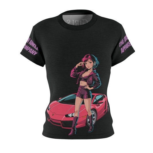 Girl Sports Car Tee