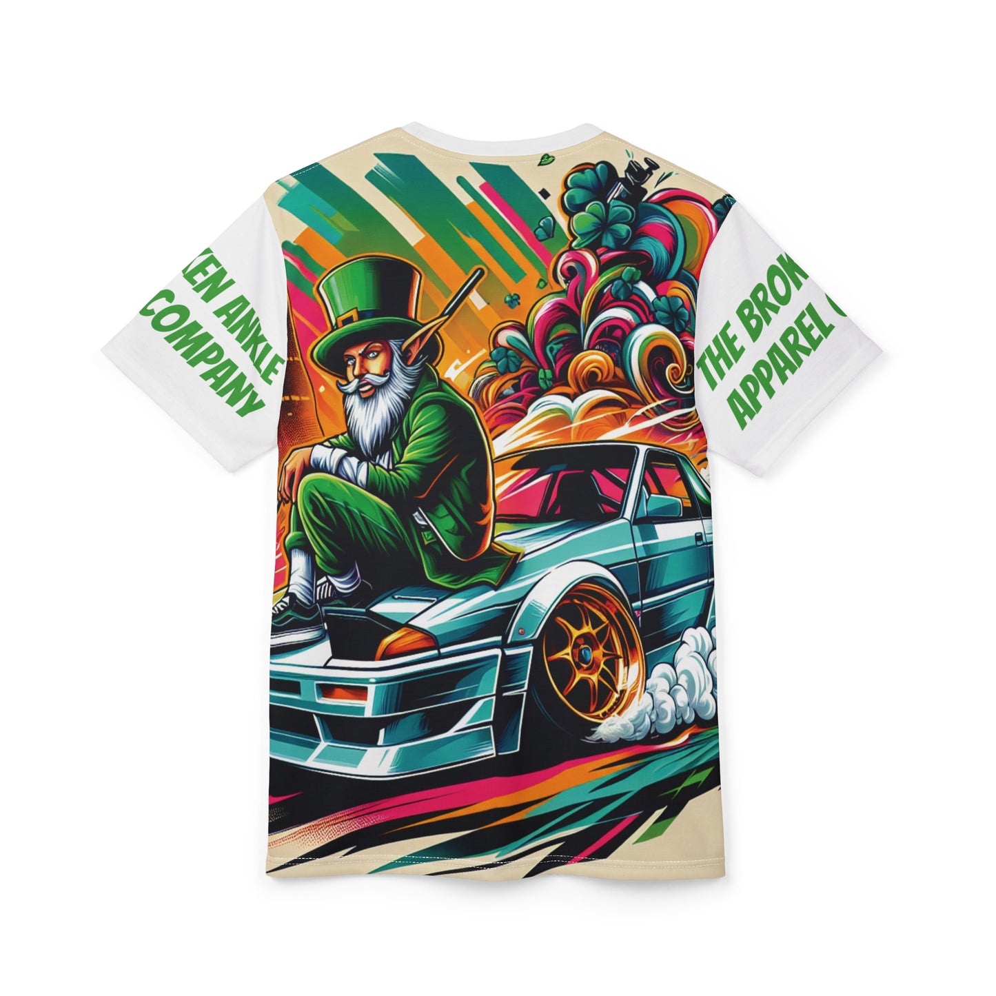 Leprechaun on Drift Car