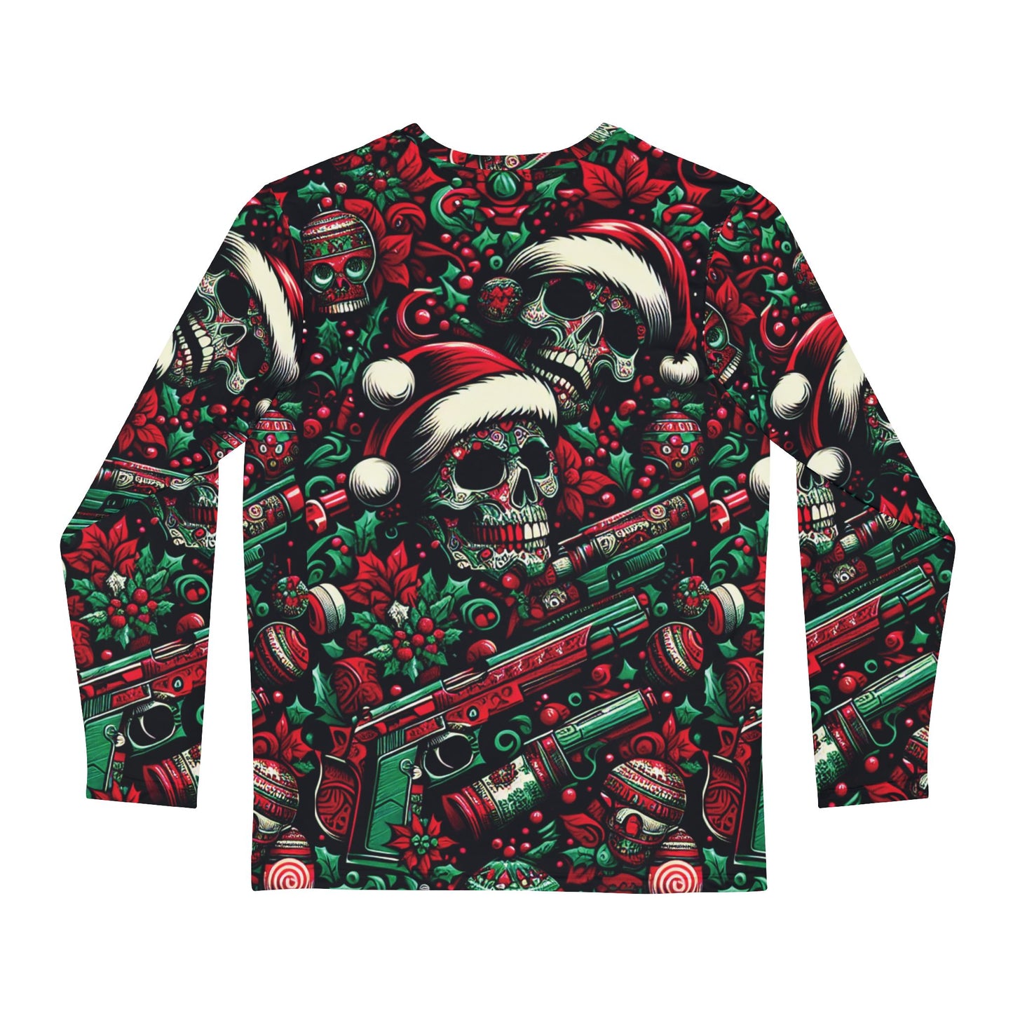 Skull and Guns Christmas Sweater/Long Sleeve Shirt #3