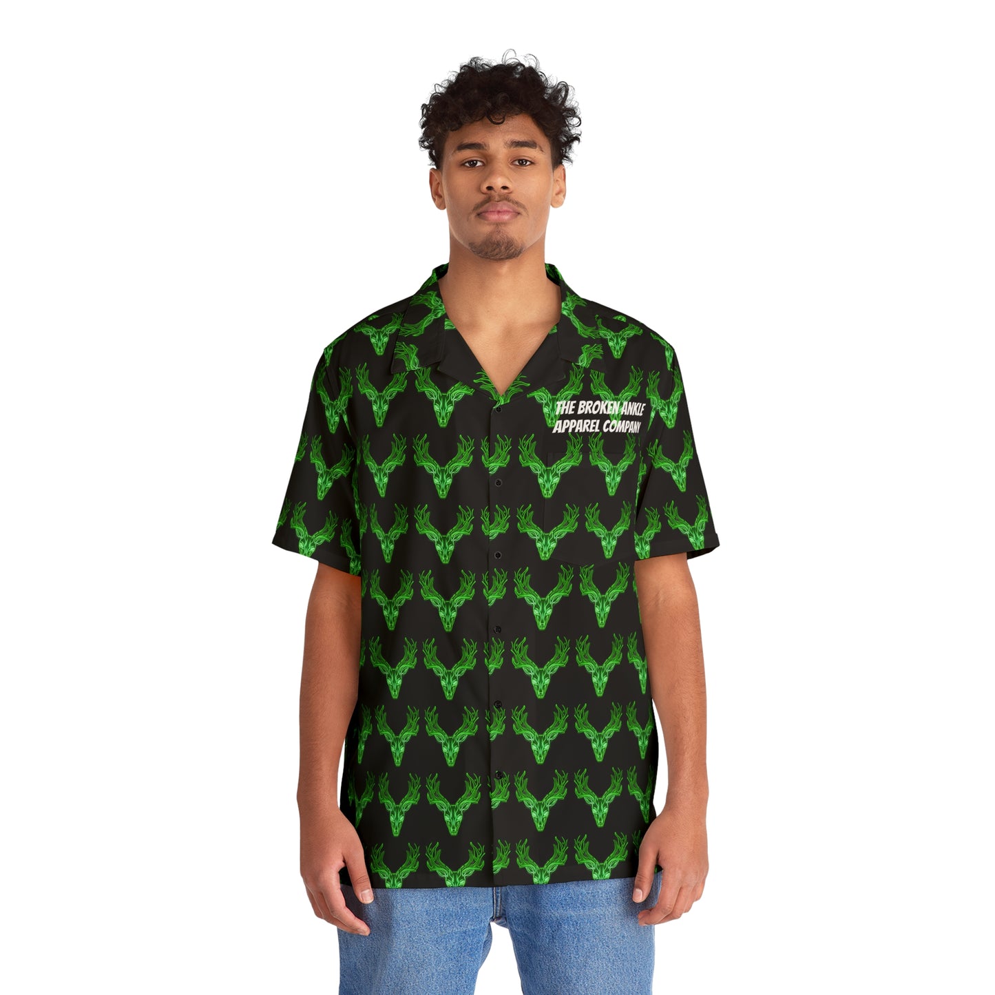 Neon Deer Button up Shirt
