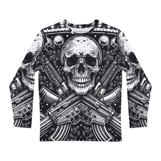 Skull and Guns Christmas Sweater/Long Sleeve Shirt